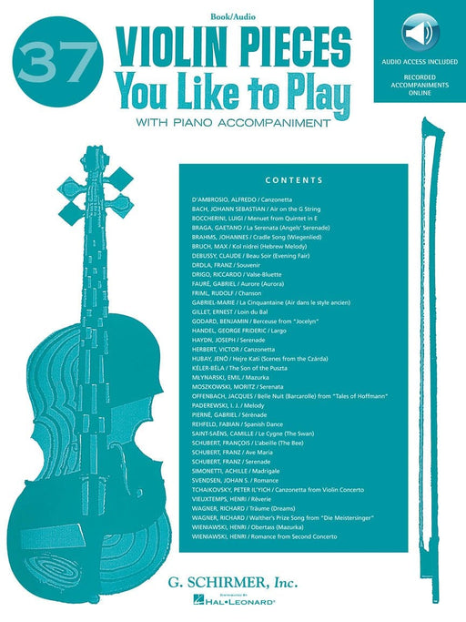 37 Violin Pieces You Like to Play Book/Online Audio 小提琴 小品 | 小雅音樂 Hsiaoya Music