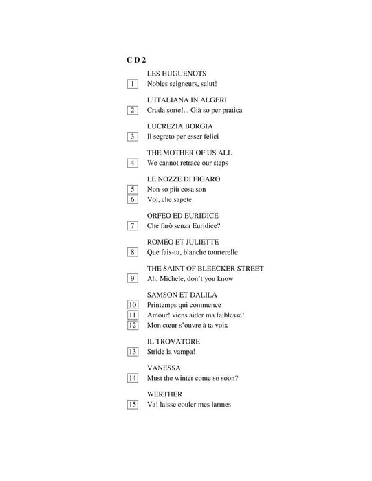 Arias for Mezzo-Soprano G. Schirmer Opera Anthology Accompaniment CDs (2) 詠唱調 次女高音 歌劇 伴奏 | 小雅音樂 Hsiaoya Music