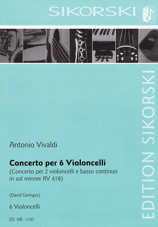 Concerto for Six Violoncellos 韋瓦第 協奏曲 大提琴6把 | 小雅音樂 Hsiaoya Music