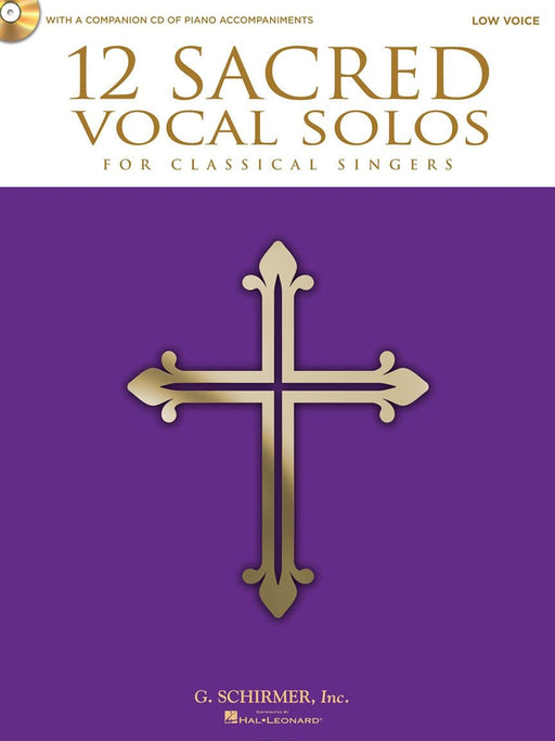12 Sacred Vocal Solos for Classical Singers Low Voice Edition With a CD of Piano Accompaniments 獨奏 古典 低音 鋼琴 伴奏 | 小雅音樂 Hsiaoya Music