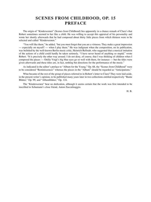 Schumann - Album for the Young · Scenes from Childhood Schirmer Library of Classics Volume 2094 舒曼羅伯特 少年曲集兒時情景 | 小雅音樂 Hsiaoya Music