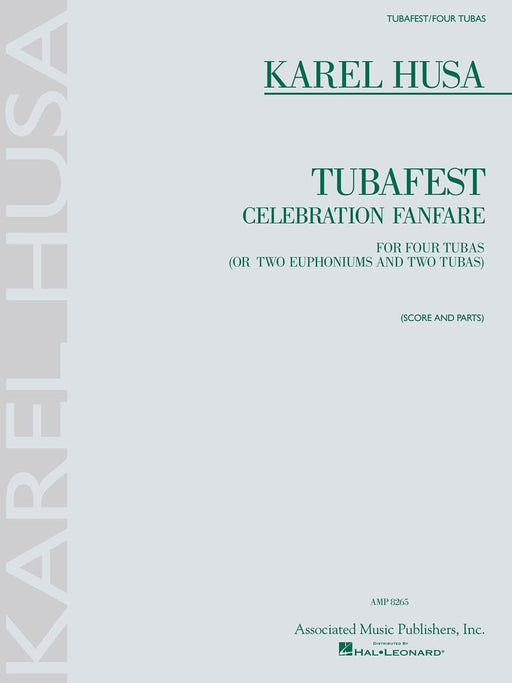 Karel Husa - Tubafest Four Tubas (or Two Euphoniums and Two Tubas) Celebration Fanfare Score and Parts 胡薩 低音號 號曲 | 小雅音樂 Hsiaoya Music