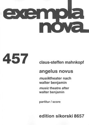 Angelus Novus Music Theatre After Walter Benjamin Vocal Score 聲樂總譜 聲樂 | 小雅音樂 Hsiaoya Music