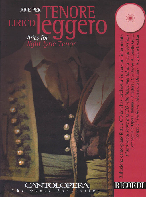 Cantolopera - Arias for Light Lyric Tenor with Piano Book/CD 抒情的 鋼琴 詠唱調 詠嘆調 聲樂 | 小雅音樂 Hsiaoya Music