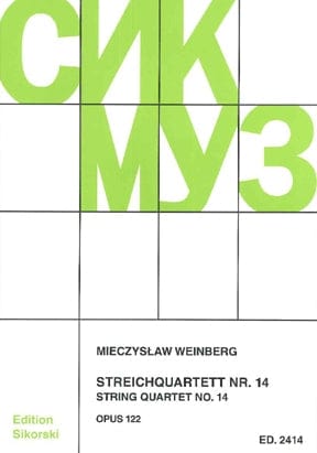 Mieczslaw Weinberg - String Quartet No. 14, Op. 122 弦樂四重奏 | 小雅音樂 Hsiaoya Music