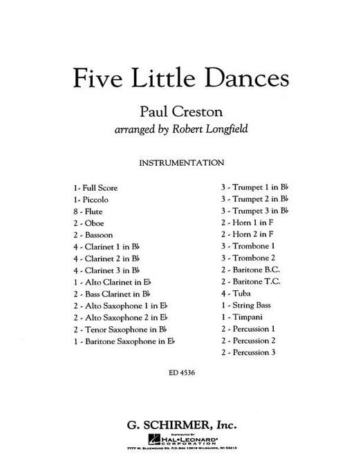Five Little Dances 舞曲 | 小雅音樂 Hsiaoya Music