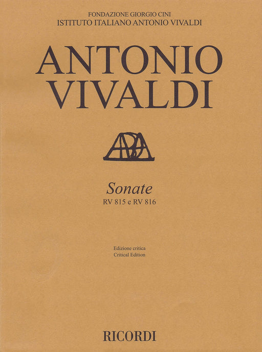 Sonatas, RV 815 and RV 816 Violin and Basso Continuo 韋瓦第 奏鳴曲 小提琴(含鋼琴伴奏) | 小雅音樂 Hsiaoya Music