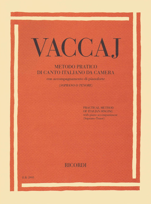 Nicola Vaccai - Practical Method of Italian Singing Soprano/Tenor 聲樂 | 小雅音樂 Hsiaoya Music