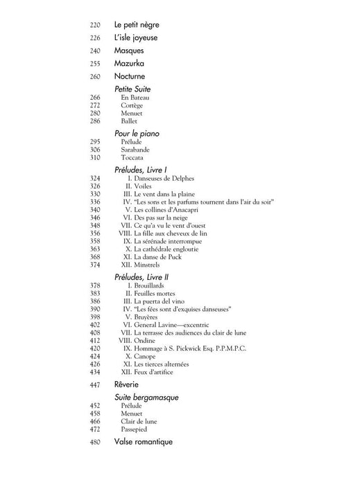 Debussy - The Ultimate Piano Collection Schirmer Library of Classics Volume 2105 德布西 鋼琴 | 小雅音樂 Hsiaoya Music