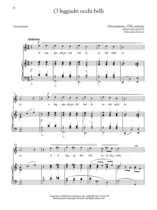 28 Italian Songs and Arias of the 17th and 18th Centuries - Complete All 5 Keys in One Volume 詠唱調 | 小雅音樂 Hsiaoya Music