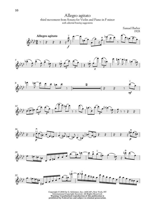 The G. Schirmer Violin Anthology 24 Works from the 20th and 21st Centuries 小提琴 | 小雅音樂 Hsiaoya Music