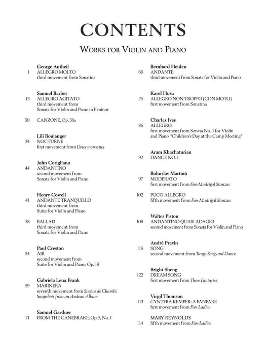 The G. Schirmer Violin Anthology 24 Works from the 20th and 21st Centuries 小提琴 | 小雅音樂 Hsiaoya Music