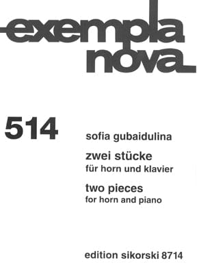 Sofia Gubaidulina - Two Pieces for Horn and Piano 古拜杜莉娜 小品 法國號(含鋼琴伴奏) | 小雅音樂 Hsiaoya Music