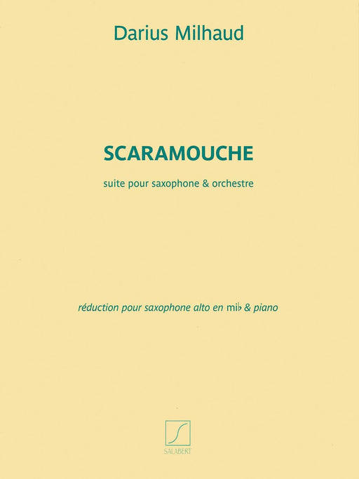 Scaramouche Alto Saxophone and Piano Reduction 米堯 丑角 中音薩氏管 鋼琴 | 小雅音樂 Hsiaoya Music