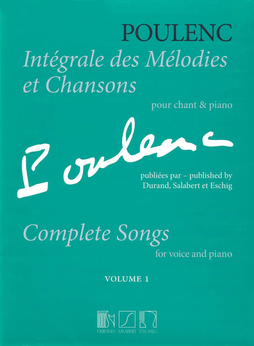 Complete Songs Volume 1 Voice and Piano (Original Keys) 鋼琴 聲樂 | 小雅音樂 Hsiaoya Music