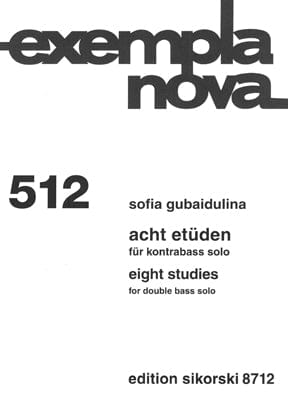 Eight Studies [Acht Etüden] Double Bass Solo 古拜杜莉娜 低音大提琴 | 小雅音樂 Hsiaoya Music