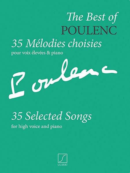 The Best of Poulenc - 35 Selected Songs Voice and Piano (Original Keys) 鋼琴 高音 | 小雅音樂 Hsiaoya Music