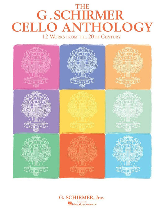 The G. Schirmer Cello Anthology 12 Works from the 20th Century Cello and Piano & Solo Cello 大提琴 鋼琴 獨奏 大提琴 | 小雅音樂 Hsiaoya Music
