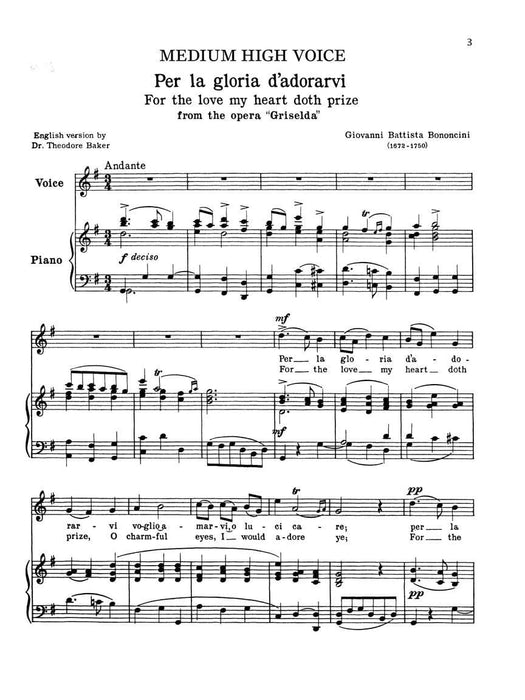 24 Italian Songs & Arias Complete Medium High and Medium Low Voice 詠唱調 低音 | 小雅音樂 Hsiaoya Music