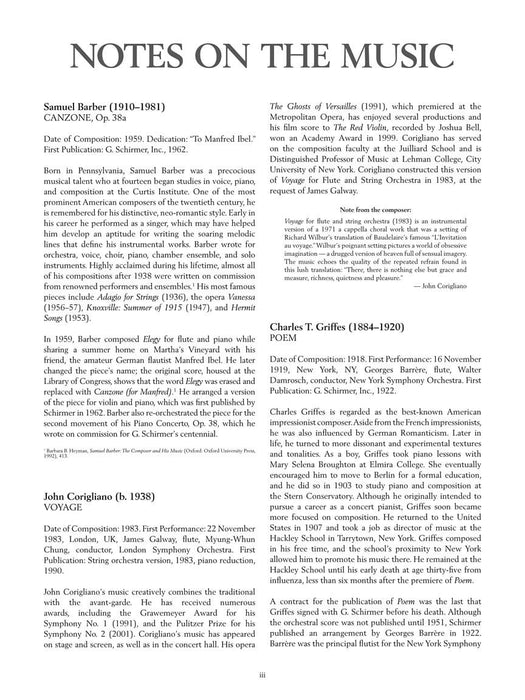 The G. Schirmer Flute Anthology 14 Works from the 20th Century 長笛 | 小雅音樂 Hsiaoya Music