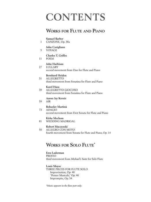 The G. Schirmer Flute Anthology 14 Works from the 20th Century 長笛 | 小雅音樂 Hsiaoya Music