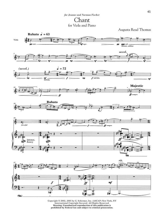 The G. Schirmer Viola Anthology - Viola And Piano 11 Works from the 20th and 21st Centuries 中提琴 鋼琴 | 小雅音樂 Hsiaoya Music