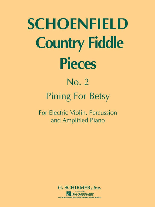 Pining for Betsy (Country Fiddle Pieces, No. 2) Set of Parts 提琴小品 | 小雅音樂 Hsiaoya Music