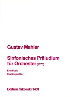Symphonic Prelude (Sinfonisches Praludium) Study Score 馬勒古斯塔夫 前奏曲 | 小雅音樂 Hsiaoya Music