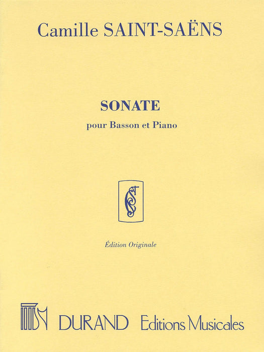 Sonata, Op. 168 for Bassoon & Piano 聖桑斯 奏鳴曲 鋼琴 低音管(含鋼琴伴奏) | 小雅音樂 Hsiaoya Music