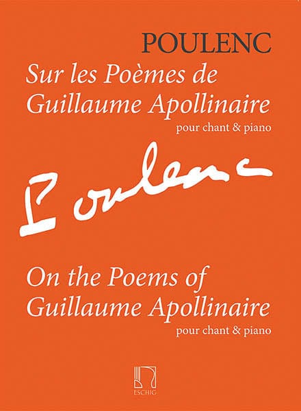 On the Poems of Guillaume Apollinaire Voice and Piano (Original Keys) 鋼琴 聲樂 | 小雅音樂 Hsiaoya Music
