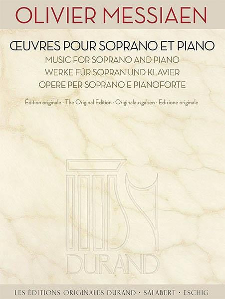 Music for Soprano and Piano [Oeuvres Pour Soprano et Piano] The Original Edition 梅湘 鋼琴 聲樂 | 小雅音樂 Hsiaoya Music