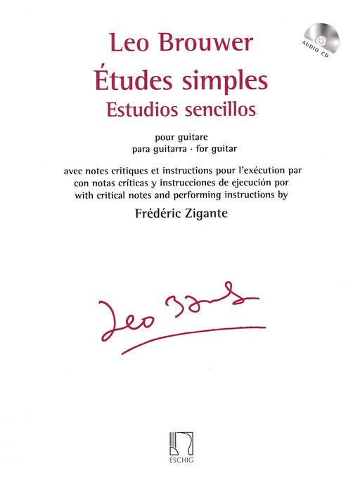 Études simples for Guitar with Critical Notes and Performance Instructions by Frédéric Zigante 布羅威爾 吉他 | 小雅音樂 Hsiaoya Music