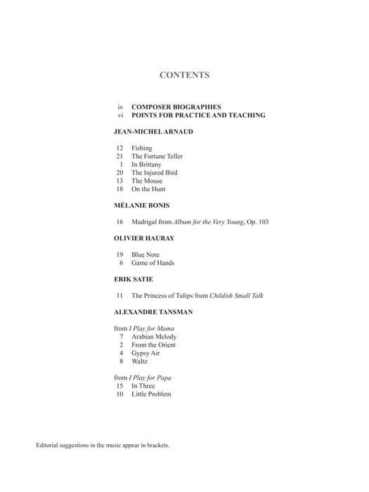 Bonjour, Piano! - Elementary Level 16 Pieces by French Composers in Progressive Order 小品 作曲家 鋼琴 | 小雅音樂 Hsiaoya Music