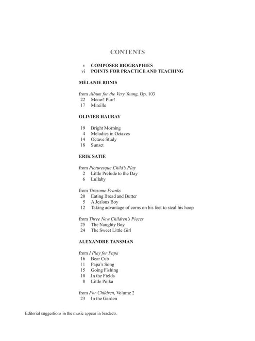 Bonjour, Piano! - Upper Elementary Level 16 Pieces by French Composers in Progressive Order 小品 作曲家 鋼琴 | 小雅音樂 Hsiaoya Music