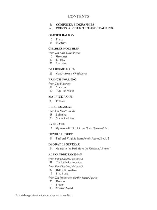 Bonjour, Piano! - Intermediate Level 20 Pieces by French Composers in Progressive Order 小品 作曲家 鋼琴 | 小雅音樂 Hsiaoya Music