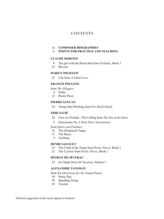 Bonjour, Piano! - Upper Intermediate Level 17 Pieces by French Composers in Progressive Order 小品 作曲家 鋼琴 | 小雅音樂 Hsiaoya Music