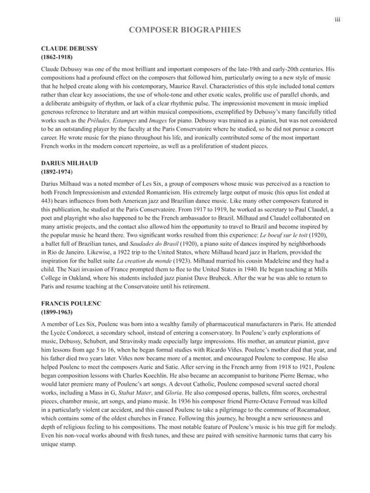 Bonjour, Piano! - Upper Intermediate Level 17 Pieces by French Composers in Progressive Order 小品 作曲家 鋼琴 | 小雅音樂 Hsiaoya Music