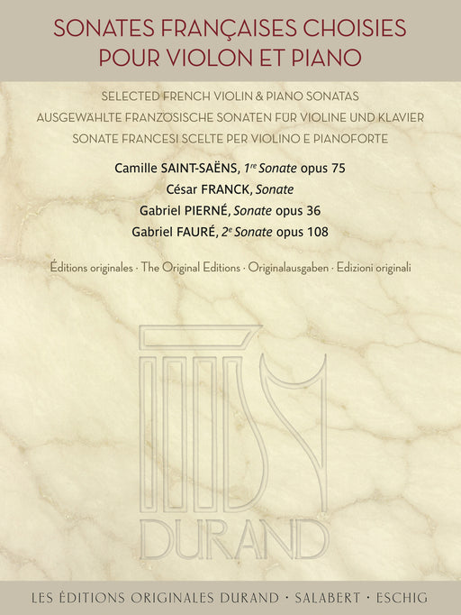 Sonates Françaises Choisies Original Editions Violin and Piano 小提琴鋼琴 套譜 | 小雅音樂 Hsiaoya Music