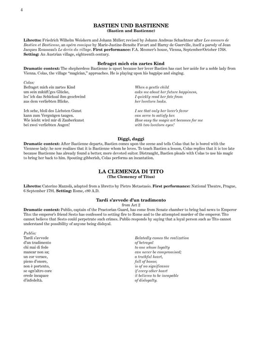 Mozart Opera Arias Baritone/Bass 莫札特 歌劇 詠唱調 詠嘆調 聲樂 | 小雅音樂 Hsiaoya Music