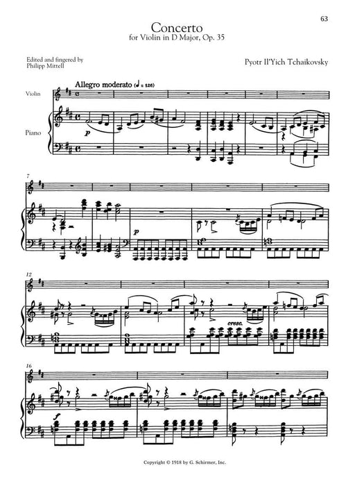 Three Romantic Violin Concertos: Bruch, Mendelssohn, Tchaikovsky Schirmer Library of Classics Volume 2117 for Violin and Piano 小提琴 協奏曲 小提琴 鋼琴 | 小雅音樂 Hsiaoya Music