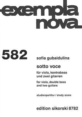Sotto Voce Viola, Double Bass and Two Guitars 古拜杜莉娜 中提琴 吉他 混和室內樂 | 小雅音樂 Hsiaoya Music