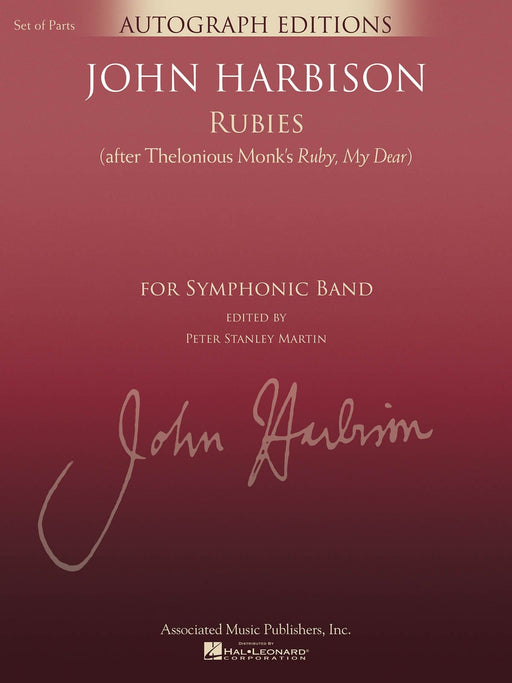 Rubies (After Thelonious Monk's Ruby, My Dear) G. Schirmer Autograph Edition | 小雅音樂 Hsiaoya Music