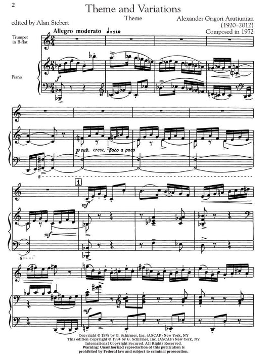 The G. Schirmer Trumpet Anthology 6 Works from the 20th and 21st Centuries 小號 | 小雅音樂 Hsiaoya Music