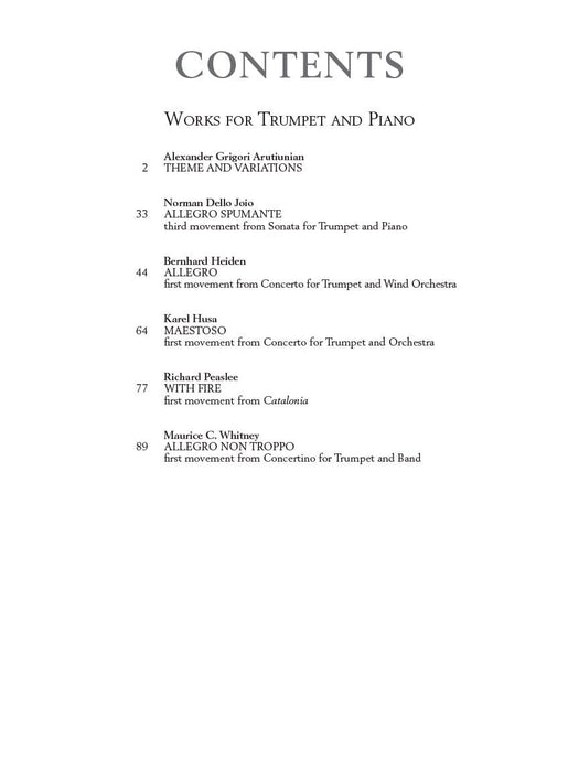 The G. Schirmer Trumpet Anthology 6 Works from the 20th and 21st Centuries 小號 | 小雅音樂 Hsiaoya Music