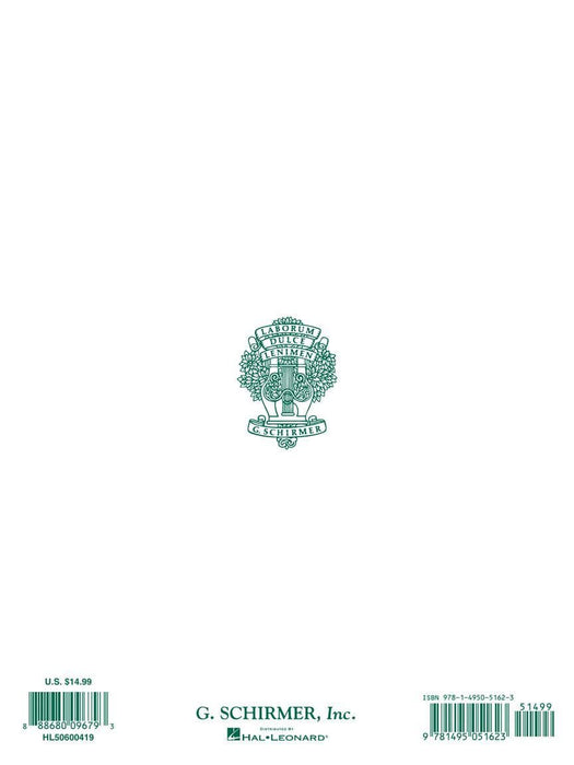 The Baroque Era Piano Album Schirmer's Library of Musical Classics Volume 2119 巴洛克 鋼琴 | 小雅音樂 Hsiaoya Music