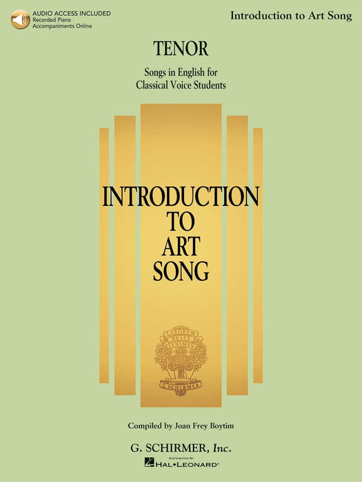 Introduction to Art Song for Tenor Songs in English for Classical Voice Students 導奏 藝術歌曲 古典 | 小雅音樂 Hsiaoya Music