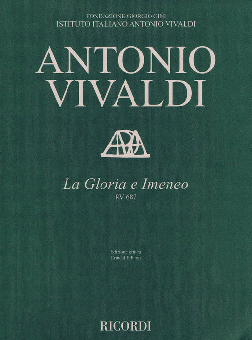 La Gloria e Imeneo, RV 687 Critical Edition by Alessandro Borin 韋瓦第 榮耀之神與婚姻之神 | 小雅音樂 Hsiaoya Music