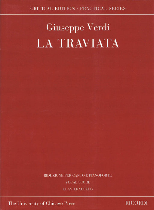 La Traviata Critical Edition Practical Series Vocal Score 威爾第‧朱塞佩 茶花女 聲樂總譜 | 小雅音樂 Hsiaoya Music