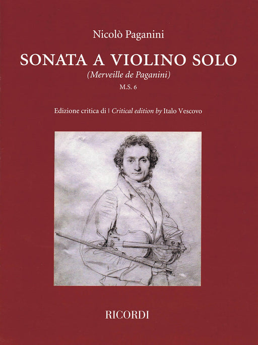 Sonata a Violino Solo Critical Edition by Italo Vescovo 帕格尼尼 奏鳴曲 小提琴 | 小雅音樂 Hsiaoya Music