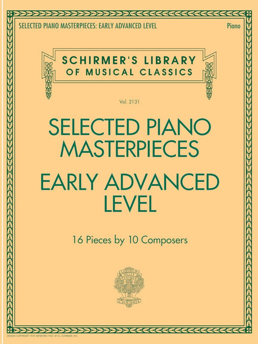 Selected Piano Masterpieces - Early Advanced Schirmer's Library Of Musical Classics Schirmer's Library of Musical Classics Volume 2131 鋼琴 小品 | 小雅音樂 Hsiaoya Music